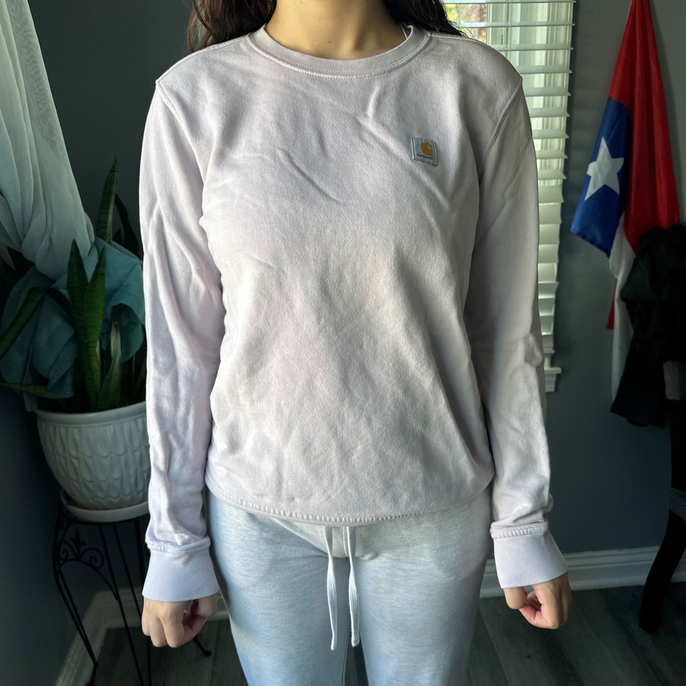 Carhartt light pink Relaxed Fit Crewneck Sweatshirt Women's S